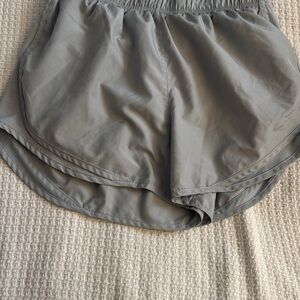 Nike Women's Light Gray Athletic Shorts